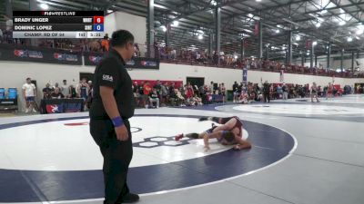 79 kg Champ. Rd Of 64 - Brady Unger, WNY RTC vs Dominic Lopez, Southern Illinois Regional Training Center