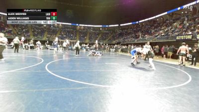 195 lbs Round Of 16 - Alex Medved, Laurel vs Aiden Williams, Trinity