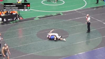 172 lbs Consi Of 8 #1 - James Griffin, Fort LeBeouf vs Wesley Shippert, State College
