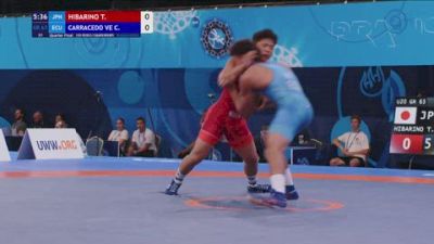 63 kg 1/4 Final - Taiga Hibarino, Japan vs Clisman Carracedo Veliz, Ecuador