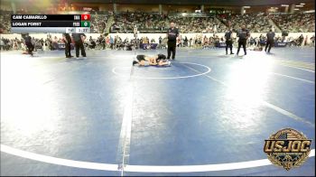 70 lbs Round Of 16 - Cam Camarillo, Shelton Wrestling Academy vs Logan Forst, Predator Wrestling