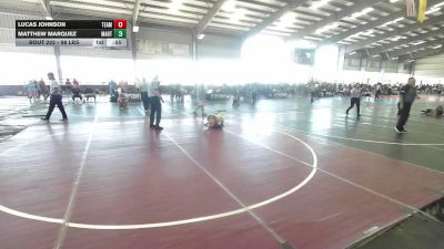 98 lbs Rr Rnd 2 - Lucas Johnson, Team Aggression vs Matthew Marquez, Martinez School Of Wrestling