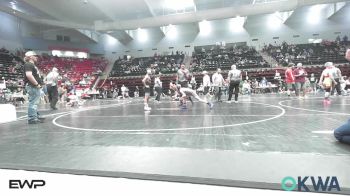 84 lbs Consi Of 8 #2 - Braxton Bishop, Salina Wrestling Club vs Jett Manning, Barnsdall Youth Wrestling