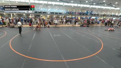 113 lbs Champ. Round 2 - Mason Carvajal, Unattached vs Justin Forbes, Unattached