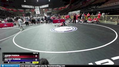 106 lbs Round 4 (16 Team) - Jasmin Figeroa, IEWA vs Destiny Furrow, CVWA