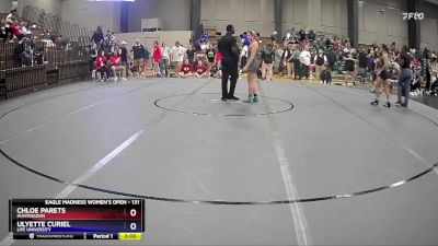 131 lbs Cons. Round 1 - Chloe Parets, Huntingdon vs Ulyette Curiel, Life University