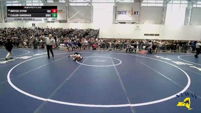 74 lbs Cons. Round 2 - Caleb Gingras, Deep Roots Wrestling Club vs Bryce Oyer, Franklinville Wrestling Club