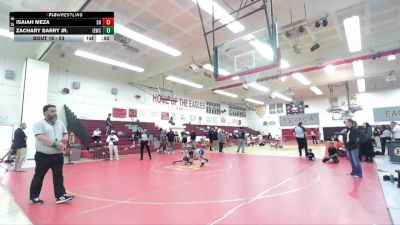 53 lbs Round 2 - Zachary Barry Jr., Inland Elite Wrestling Club vs Isaiah Meza, Savage House