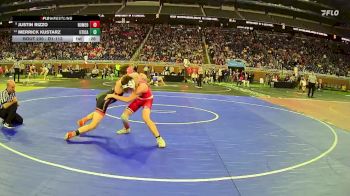 D1-113 lbs Cons. Round 2 - Merrick Kustarz, Utica HS vs Justin Rizzo, Romeo HS