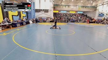 126 lbs Champ. Round 1 - Nicholas Papiro, Delaware Military Academy vs Aiden Cykosky, First State Military Academy