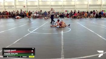 72 lbs Round 2 (6 Team) - Parker Phillips, Dayton Bandits vs Tucker Shutt, Team Shutt