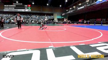 46 lbs Consolation - Miles Sanders, Team Tulsa Wrestling Club vs Cruz Montez, Steel City Reloaded