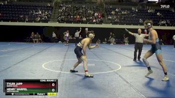 125 lbs Cons. Round 2 - Tyler Japp, Buena Vista vs Henry Warfel, Westminster