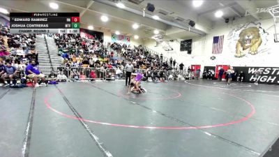 132 lbs Champ. Round 2 - Edward Ramirez, Rancho Mirage vs Joshua Contreras, Mountain View