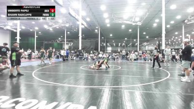 115 lbs Rr Rnd 5 - Umberto Papili, Anchor Down - HS vs Shawn Radcliffe, Pocono Mountain Regional Wrestling Club - HS