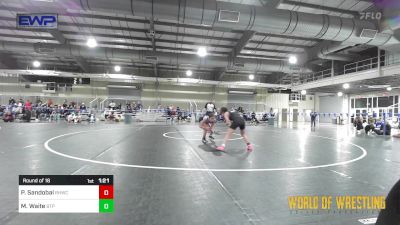 98 lbs Round Of 16 - Presley Sandobal, Rough House WC vs Mya Waite, Tulsa Blue T Panthers