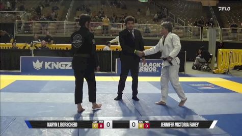 Jennifer Victoria Fahey vs Karyn L Borscheid 2025 Pan Jiu Jitsu IBJJF Championship