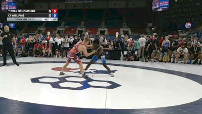 126 lbs Cons. Rd Of 32 - Evan Schomburg, Pennsylvania vs CJ Williams, South Carolina
