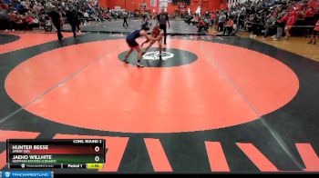 132 lbs Cons. Round 2 - Hunter Beese, AMERY (WI) vs Jaeho Willhite, Hoffman Estates (CONANT)