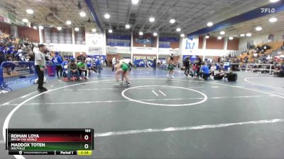 165 lbs Cons. Semi - Maddox Toten, Holtville vs Roman Loya, Rim Of The World