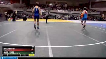 150 lbs Quarterfinals (8 Team) - Noah Brunn, Foley vs Luke Miller, LSH (LeSueur/Henderson)