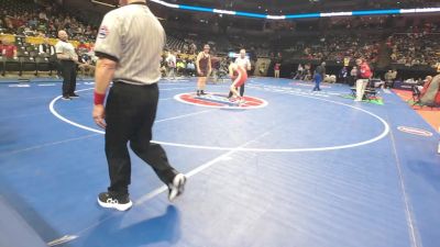190 Class 1 lbs Quarterfinal - Carter Harms, Maysville vs Lee Fulks, Tipton