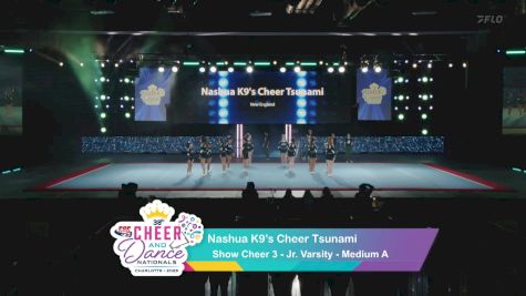 Nashua K9's Cheer Tsunami * [2025 Show Cheer 3 - Jr. Varsity - Medium A] 2025 Pop Warner National Cheer & Dance Championship