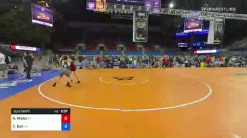 138 lbs Consi Of 8 #2 - Ashton Miess, Wisconsin vs Carter Ban, Minnesota