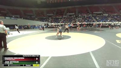 4A/3A/2A/1A Girls 125 Quarterfinal - Jade Seymour, La Pine Girls vs Madison Meeuwsen, Scappoose Girls