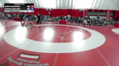 84 lbs Cons. Semis - Brody Schroeder, Mn Elite vs Easton Hamacher, Mn Elite