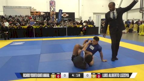 Luis Alberto Lozoya vs Ricardo Yoshito Kavati Amaral 2024 World IBJJF Jiu-Jitsu No-Gi Championship