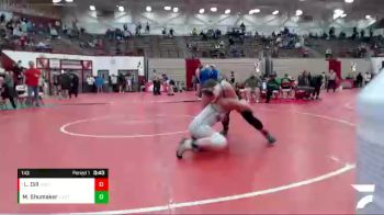 143 lbs 1st Place Match - Lindsey Dill, Liberty Mills vs Makenzie Shumaker, B Wrestling Club