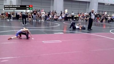 38 lbs Round 3 (6 Team) - Braeyden Alarcon, Top Rank vs Jayce Crisman, Maverick