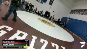 132-138 lbs Round 2 - Ellie Holloway, Greybull Basin Athletic Club vs Nalani Jordan, Powell Wrestling Club