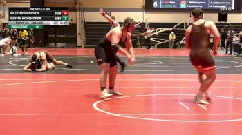 285 lbs Quarterfinal - Riley McPherson, Brown vs Austin Kohlhofer, Army