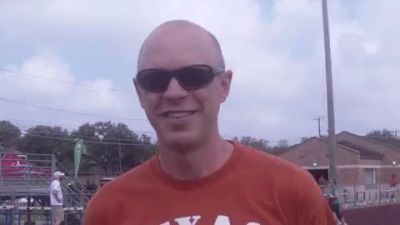 Texas Coach John Hayes talks about recruiting at the 2011 Manzano Mile
