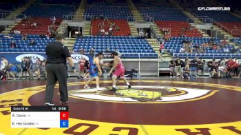 220 lbs Cons 16 #1 - Antonio Davis, Minnesota vs Eric Hernandez, Michigan