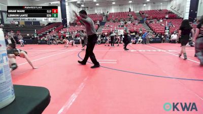 90 lbs Final - Briar Ware, Cleveland Take Down Club vs Lennon Lantz, Scrap Yard Training