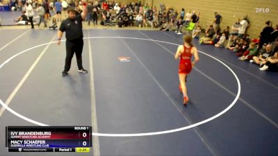 Round 1 - Ivy Brandenburg, Summit Wrestling Academy vs Macy Schaefer, Guerrilla Wrestling Club