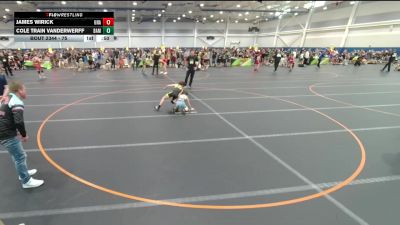 75 lbs Cons. Semi - Cole Train Vanderwerff, BAM TC vs James Wirick, Unattached