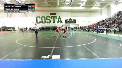 144 lbs Champ. Round 1 - David McCormick, Hueneme vs Zhichao Wang, Mark Keppel