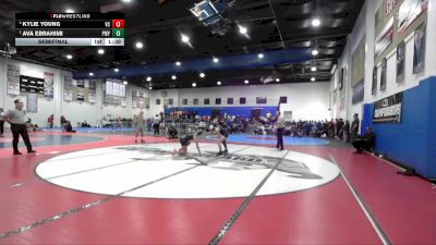 120 Girls Semifinal - Ava Ebrahimi, Poway vs Kylie Young, Valley Center