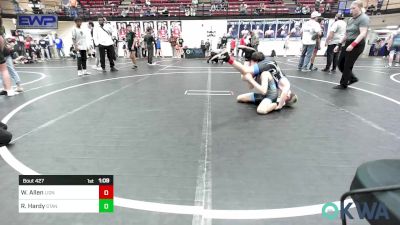 80-86 lbs Final - Wyler Allen, Lions Wrestling Academy vs Rhett Hardy, Standfast OKC