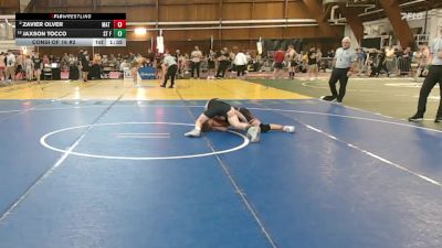 106 lbs Consi Of 16 #2 - Zavier Olver, Mat Assassins Wc vs Jaxson Tocco, St Francis/kd6