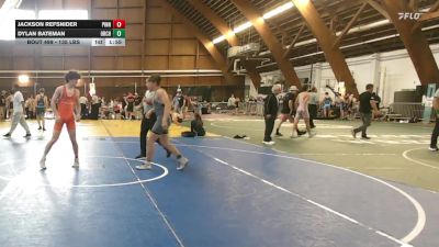 135 lbs Consi Of 4 - Jackson Refsnider, Pinnacle/totino-grace High School vs Dylan Bateman, Orchard Wrestling Club/derry Area