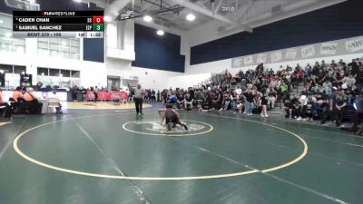 106 lbs Semifinal - Samuel Sanchez, Esperanza vs Caden Chan, San Clemente