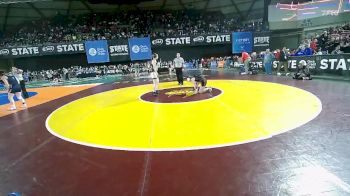 Girls 1B/2B/1A 120 Champ. Round 1 - Anna Guenther, Napavine (Girls) vs Rebecca Carlson, Royal (Girls)