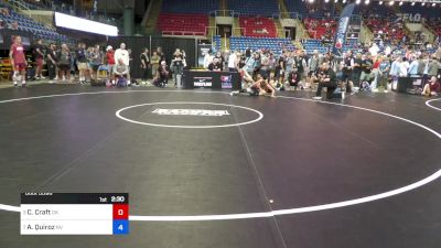 106 lbs Semis - Cason Craft, OK vs Antonio Quiroz, NV