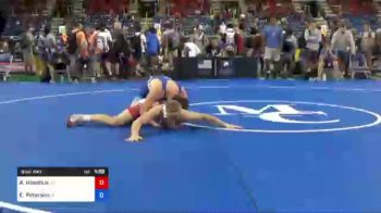 195 lbs Round Of 64 - Adam Haselius, Michigan vs Ethan Peterson, Iowa