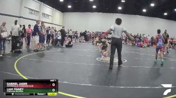 85-96 lbs Round 1 - Liam Finney, Carolina Reapers vs Gabriel Jager, Summerville Takedown Club